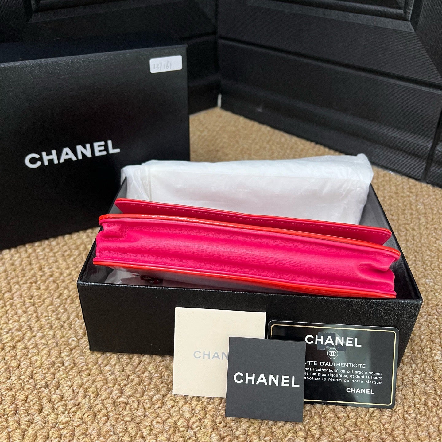 Chanel - WOC - Patent leather - Orange - (mini)