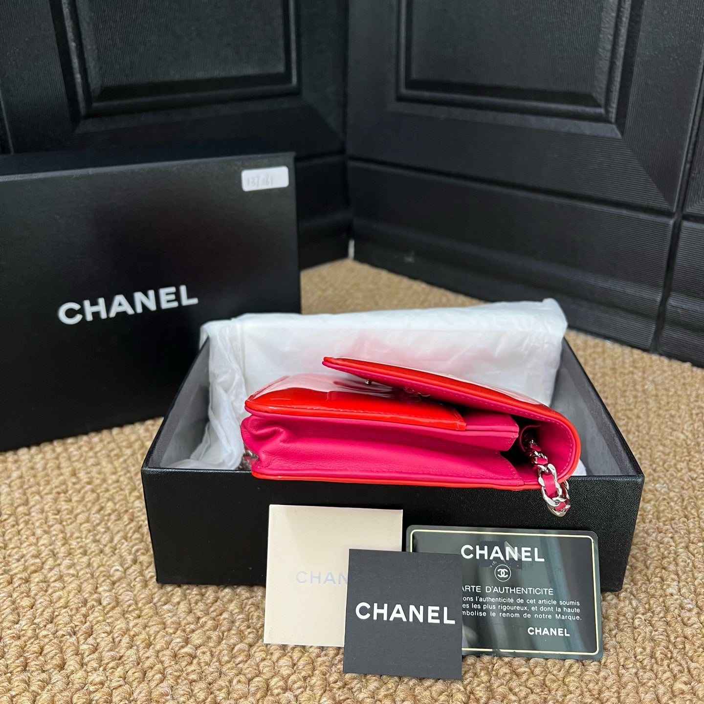 Chanel - WOC - Patent leather - Orange - (mini)
