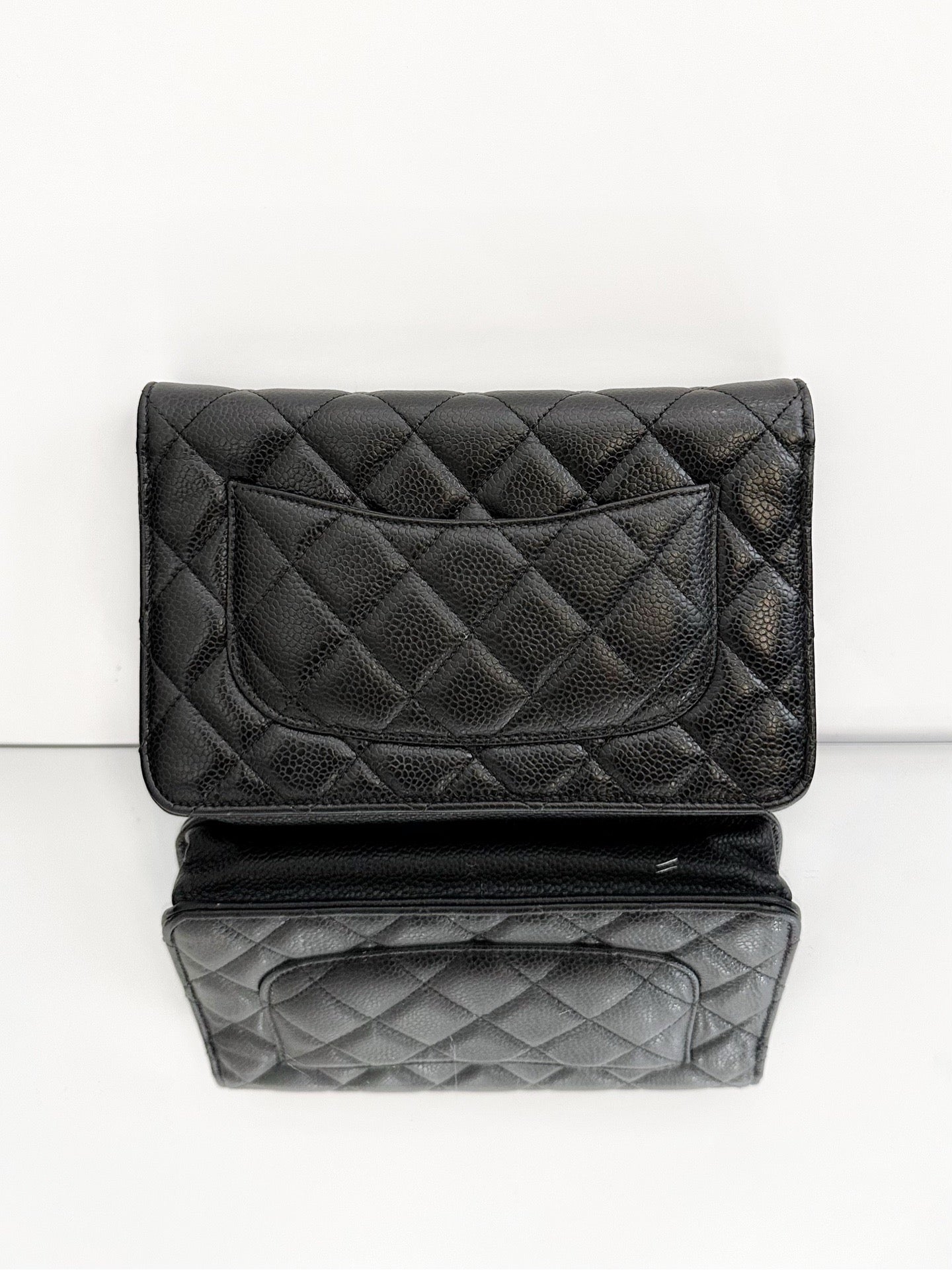Chanel - WOC (Wallet on Chain) - Caviar leather - Black - (mini)