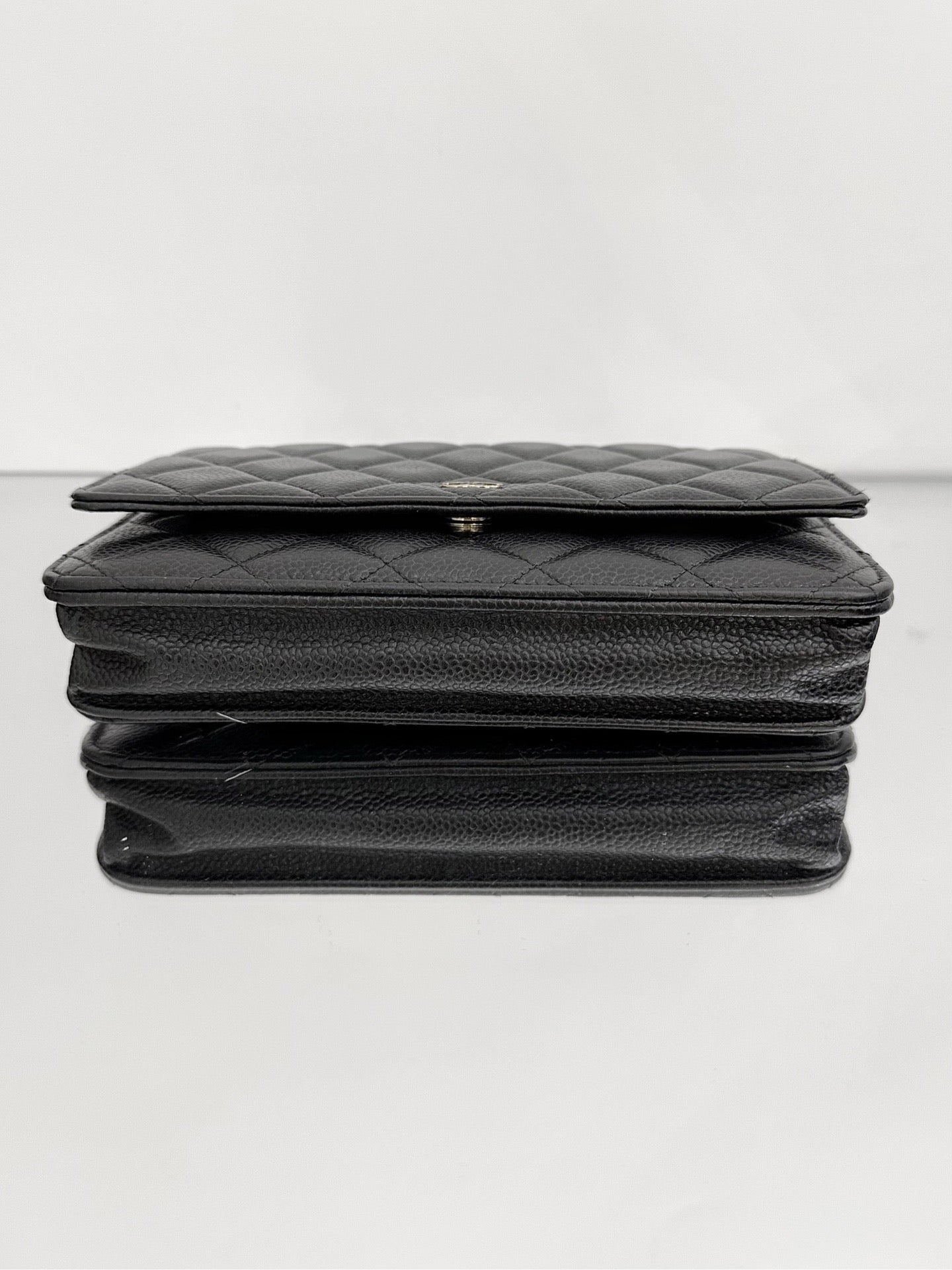 Chanel - WOC (Wallet on Chain) - Caviar leather - Black - (mini)