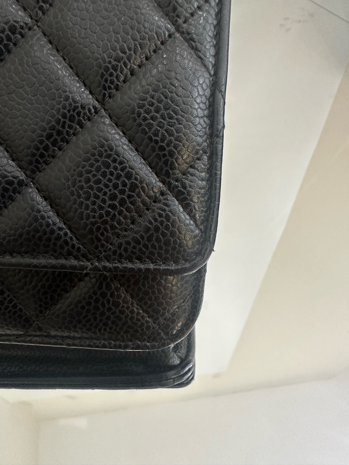 Chanel - WOC (Wallet on Chain) - Caviar leather - Black - (mini)