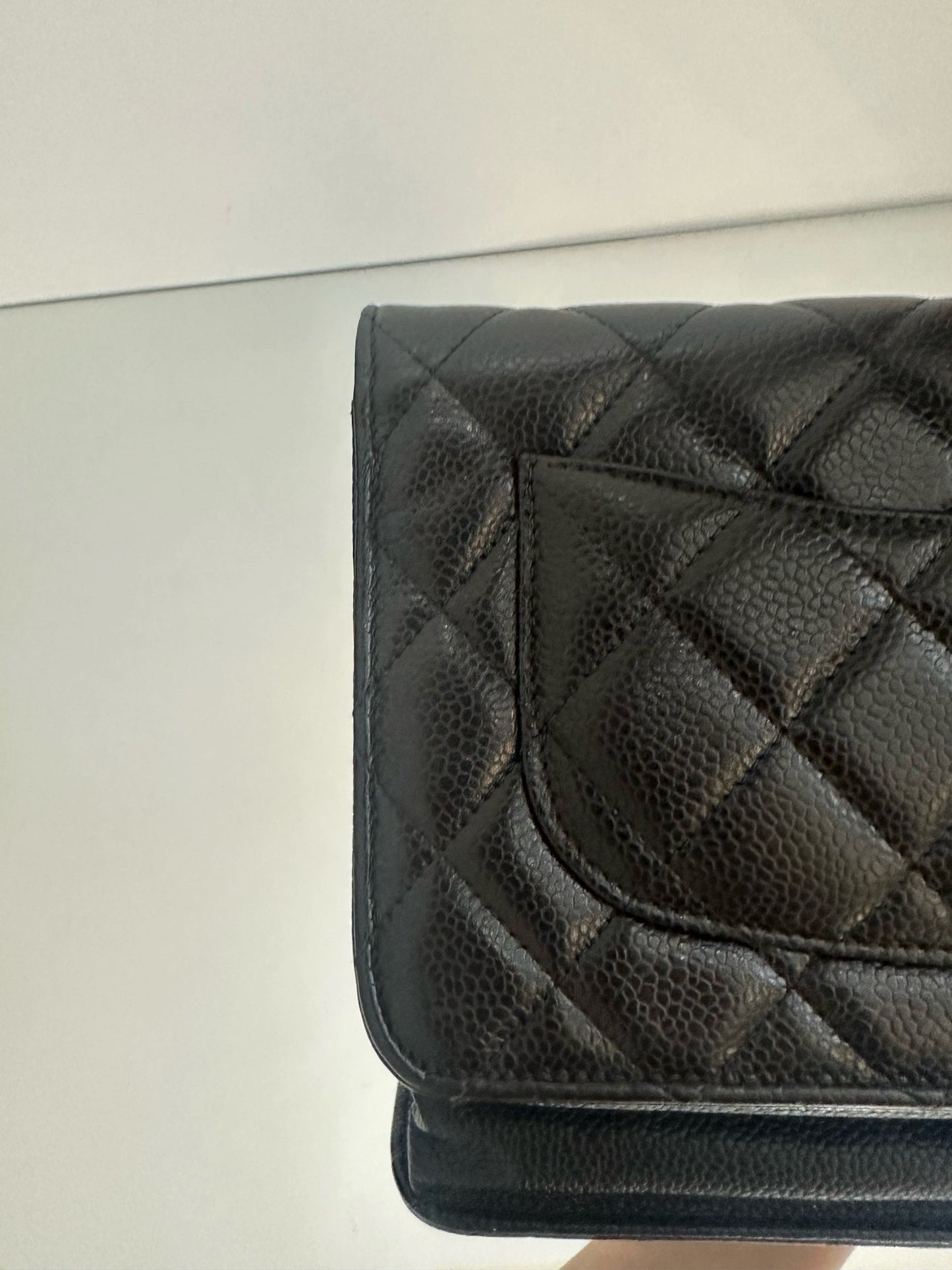 Chanel - WOC (Wallet on Chain) - Caviar leather - Black - (mini)