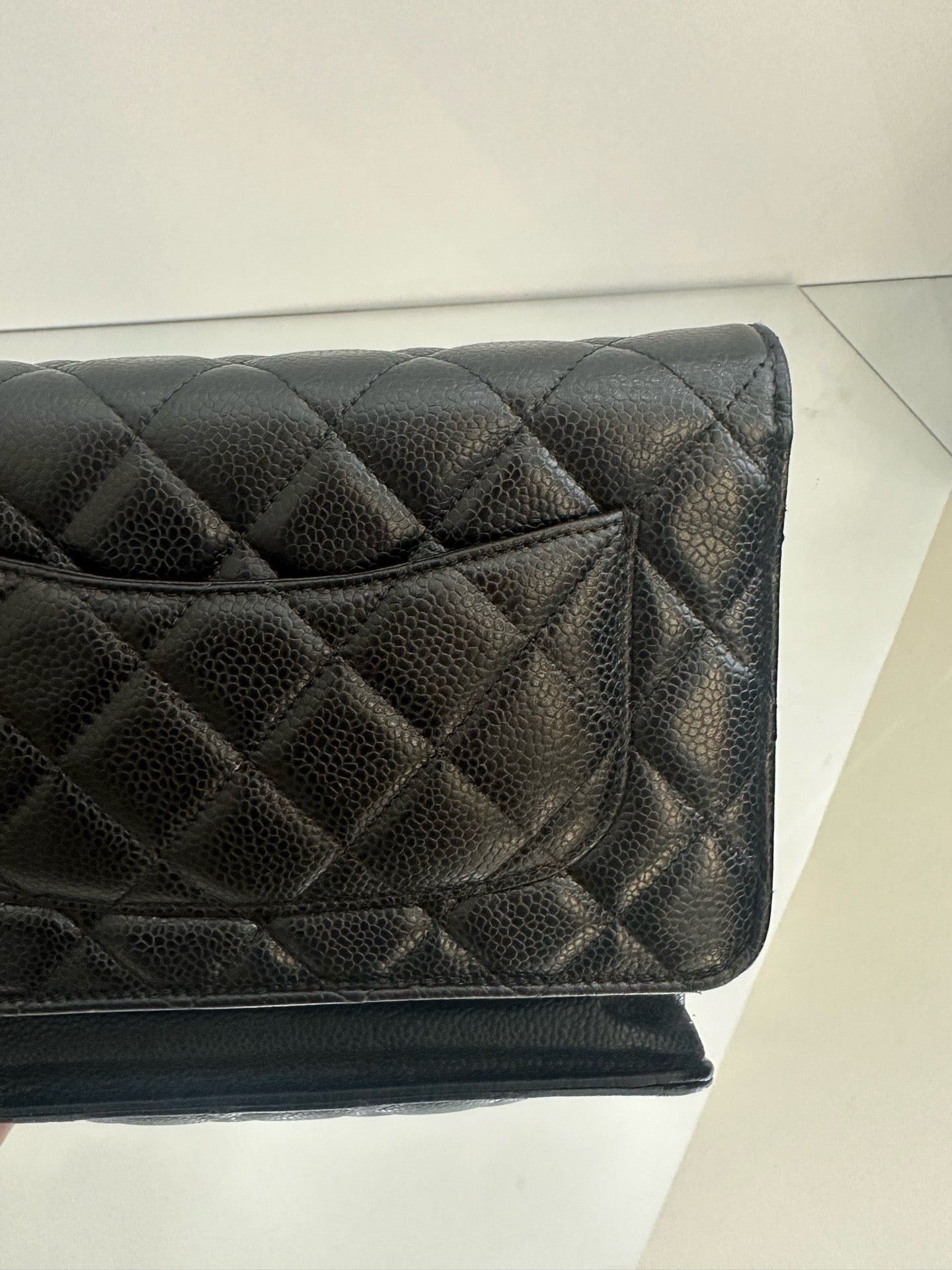 Chanel - WOC (Wallet on Chain) - Caviar leather - Black - (mini)