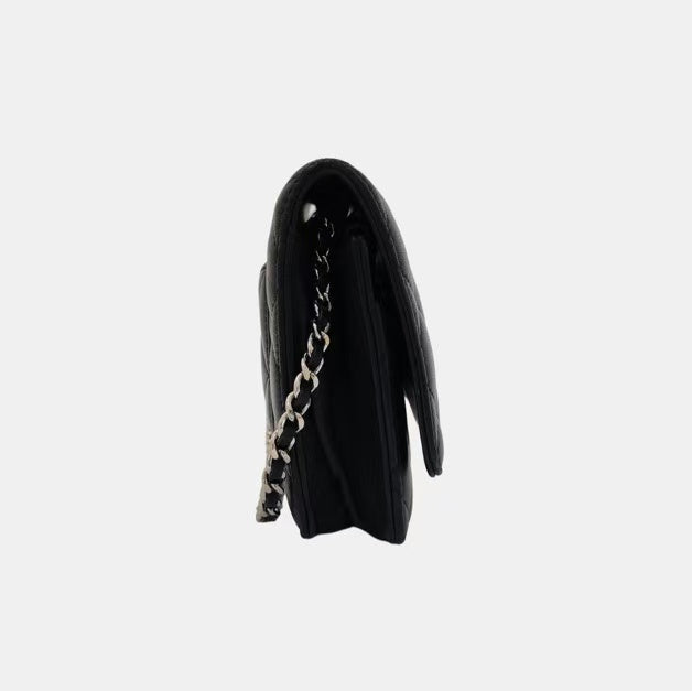 Chanel - WOC (Wallet on Chain) - Lambskin leather - Black - (mini)