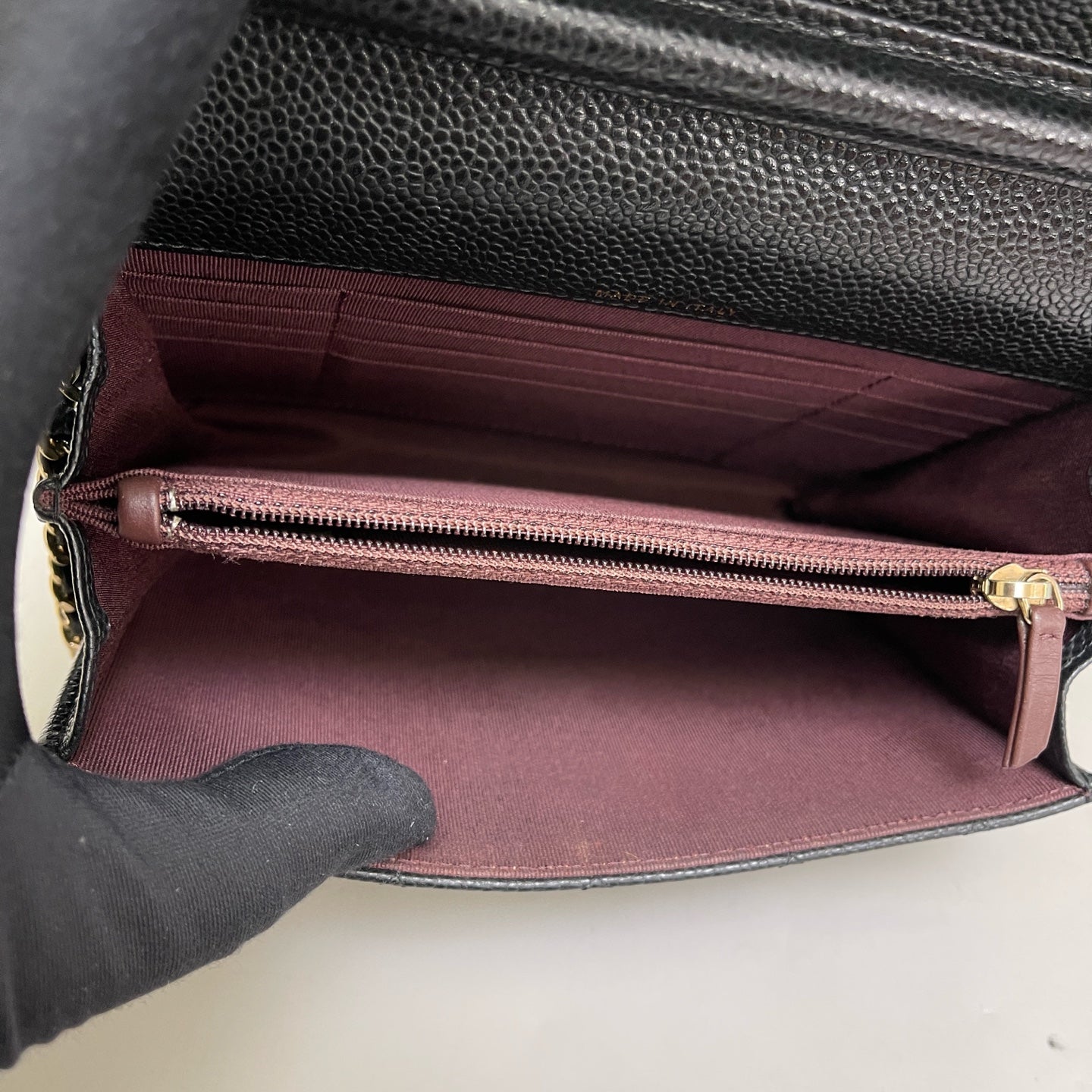 Chanel - WOC (Wallet on Chain) - Leather - Black - (mini)