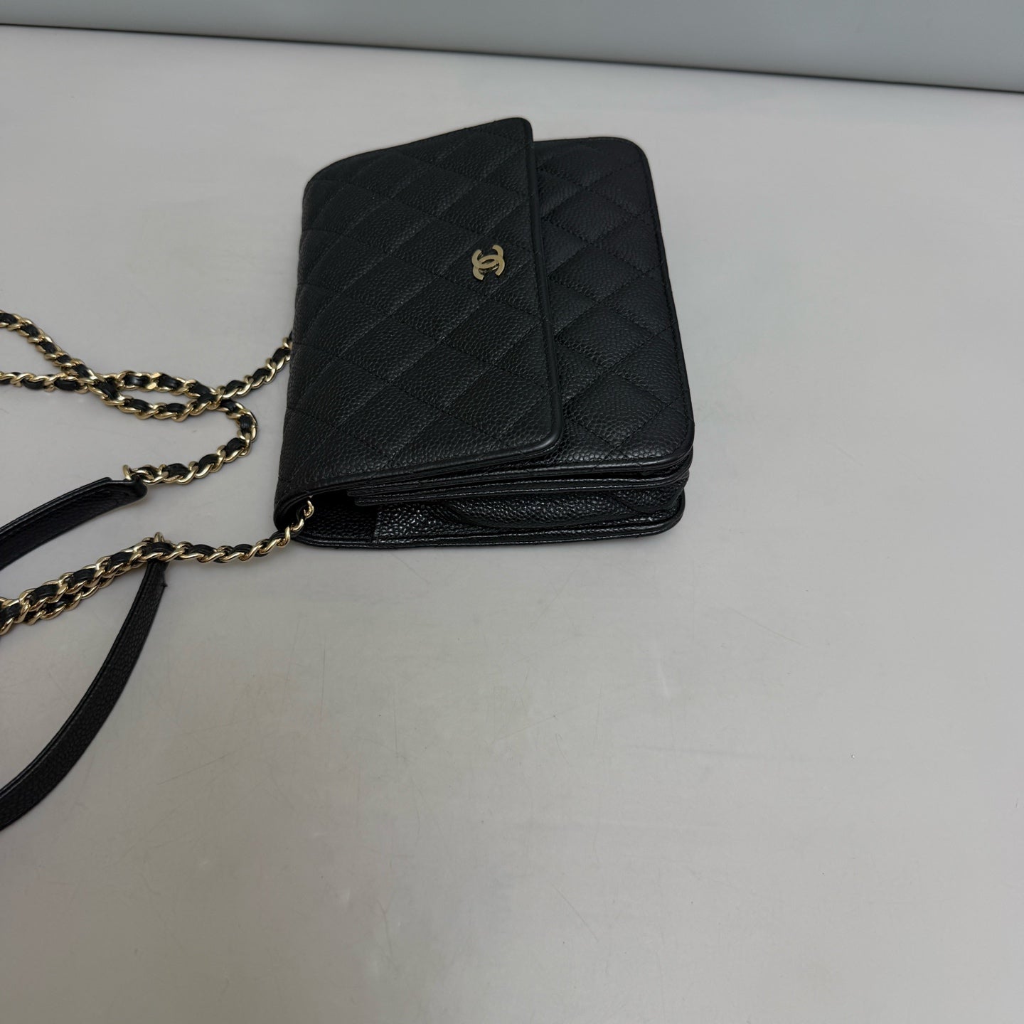 Chanel - WOC (Wallet on Chain) - Leather - Black - (mini)