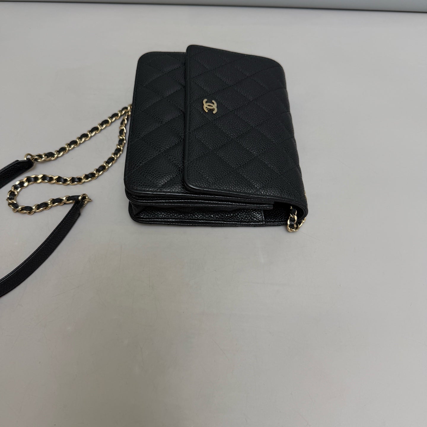 Chanel - WOC (Wallet on Chain) - Leather - Black - (mini)