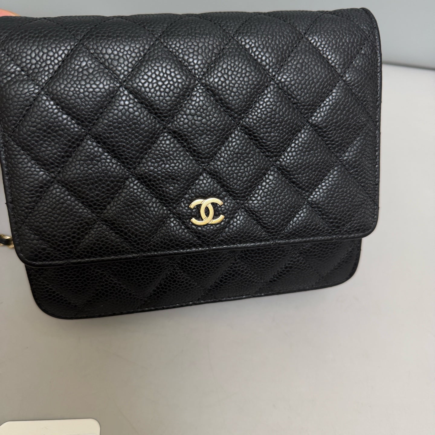 Chanel - WOC (Wallet on Chain) - Leather - Black - (mini)