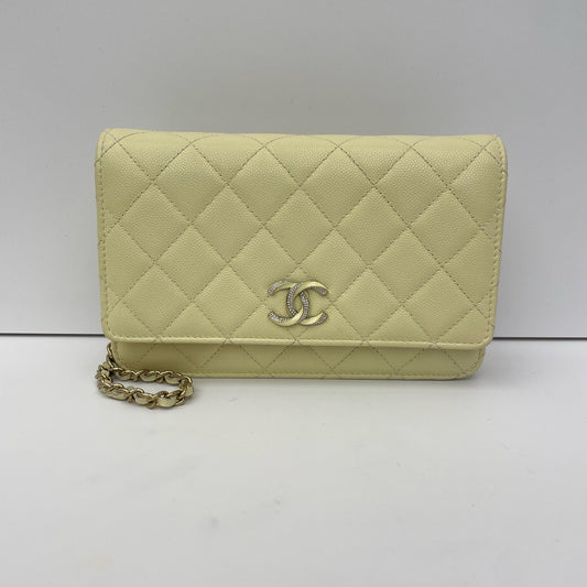 Chanel - WOC (Wallet on Chain) - Leather - Yellow - (small)