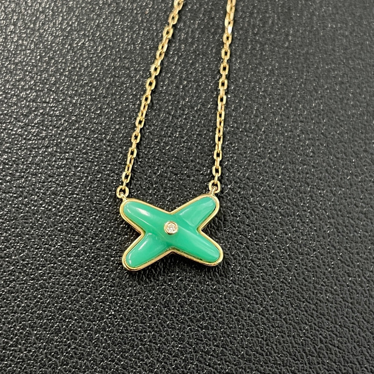 Chaumet - Jeux de Liens - 18k rose gold, malachite and diamond - Green - (41 cm)
