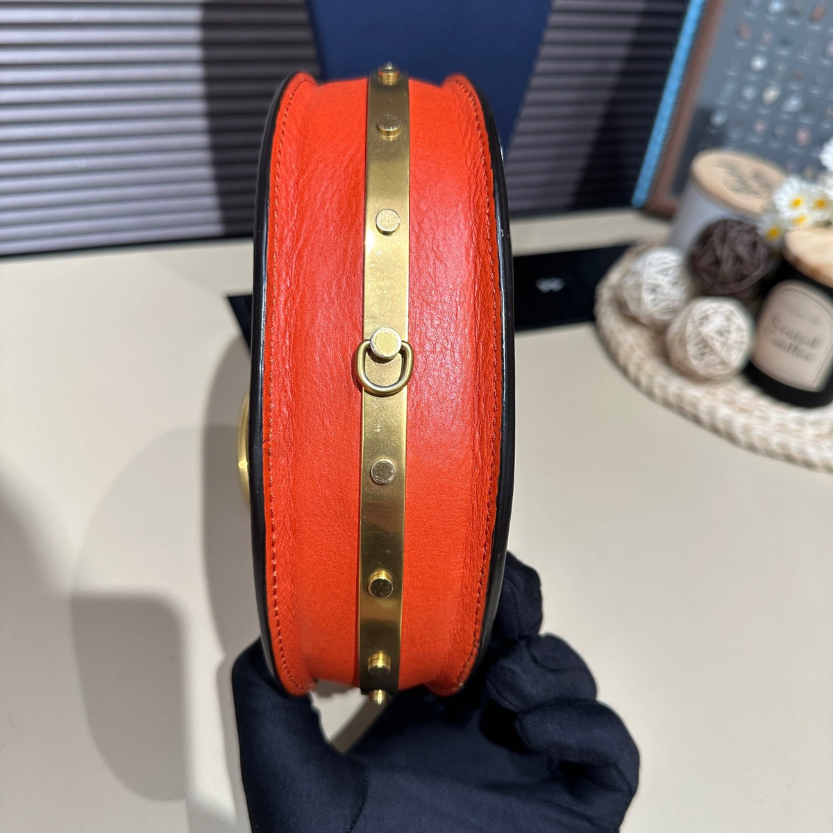 Chloe - Nile Bracelet Bag - Leather - Orange - (mini)