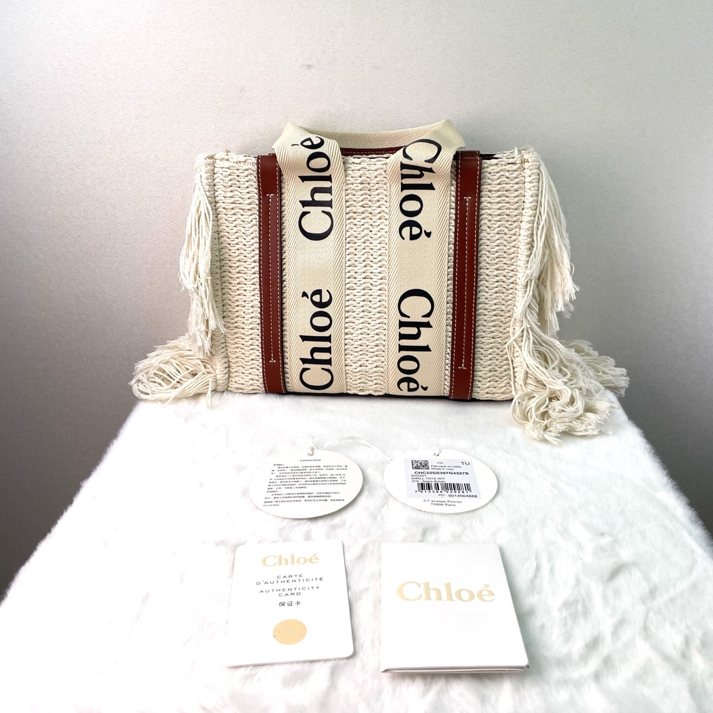 Chloé - Woody - Cotton - Beige - (Small)