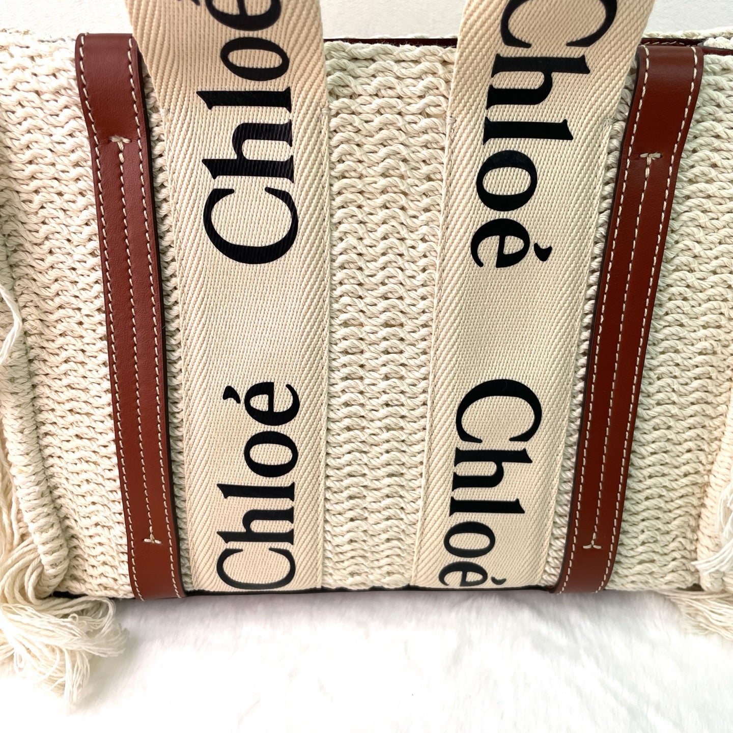 Chloé - Woody - Cotton - Beige - (Small)