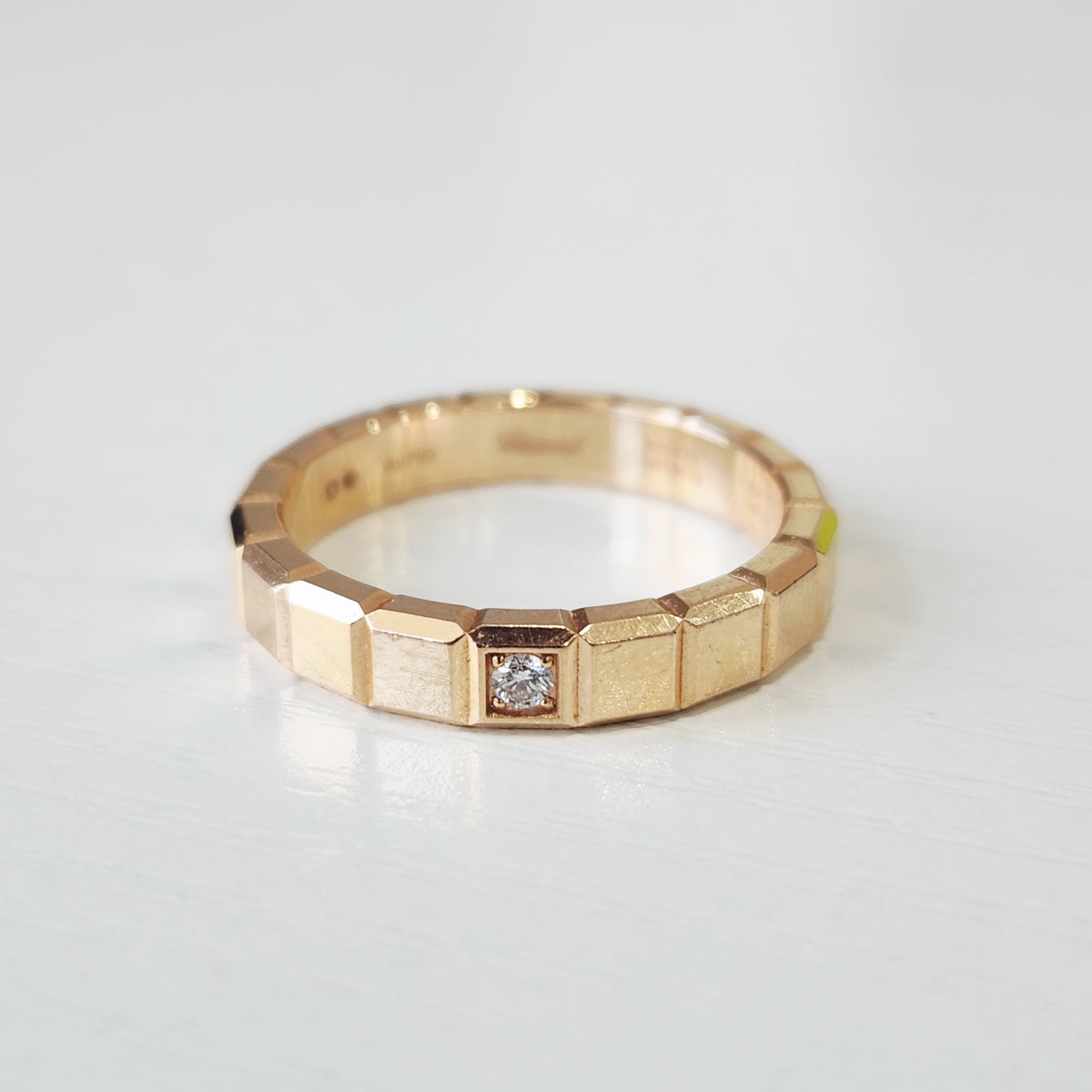 Chopard - Ice Cube - 18K rose gold with a diamond - Pink - (59)