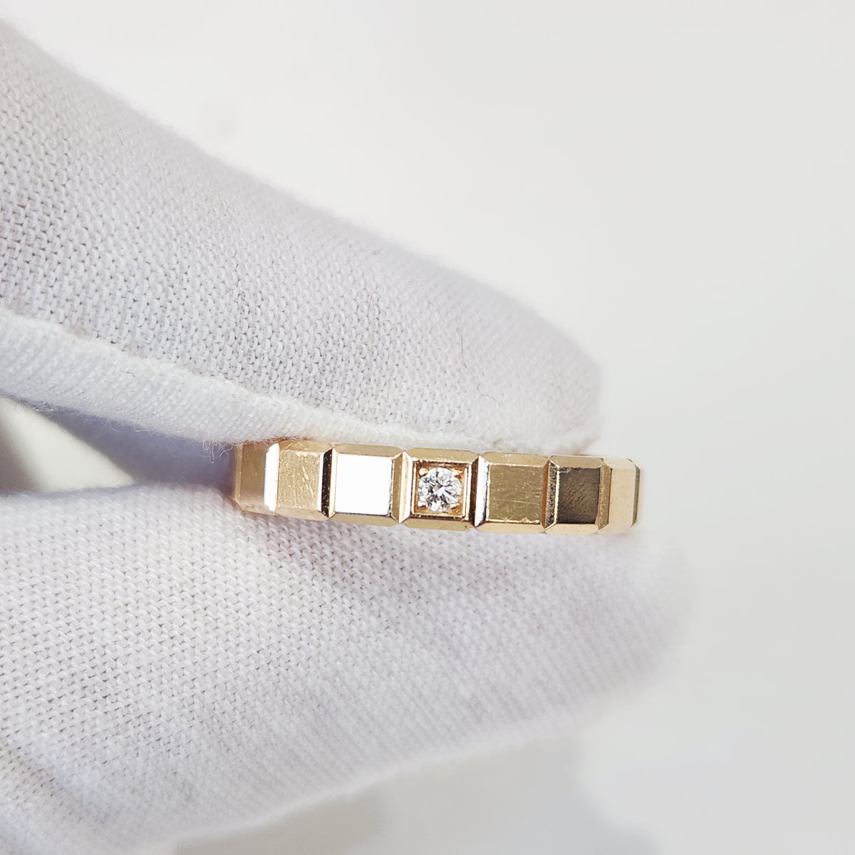 Chopard - Ice Cube - 18K rose gold with a diamond - Pink - (59)