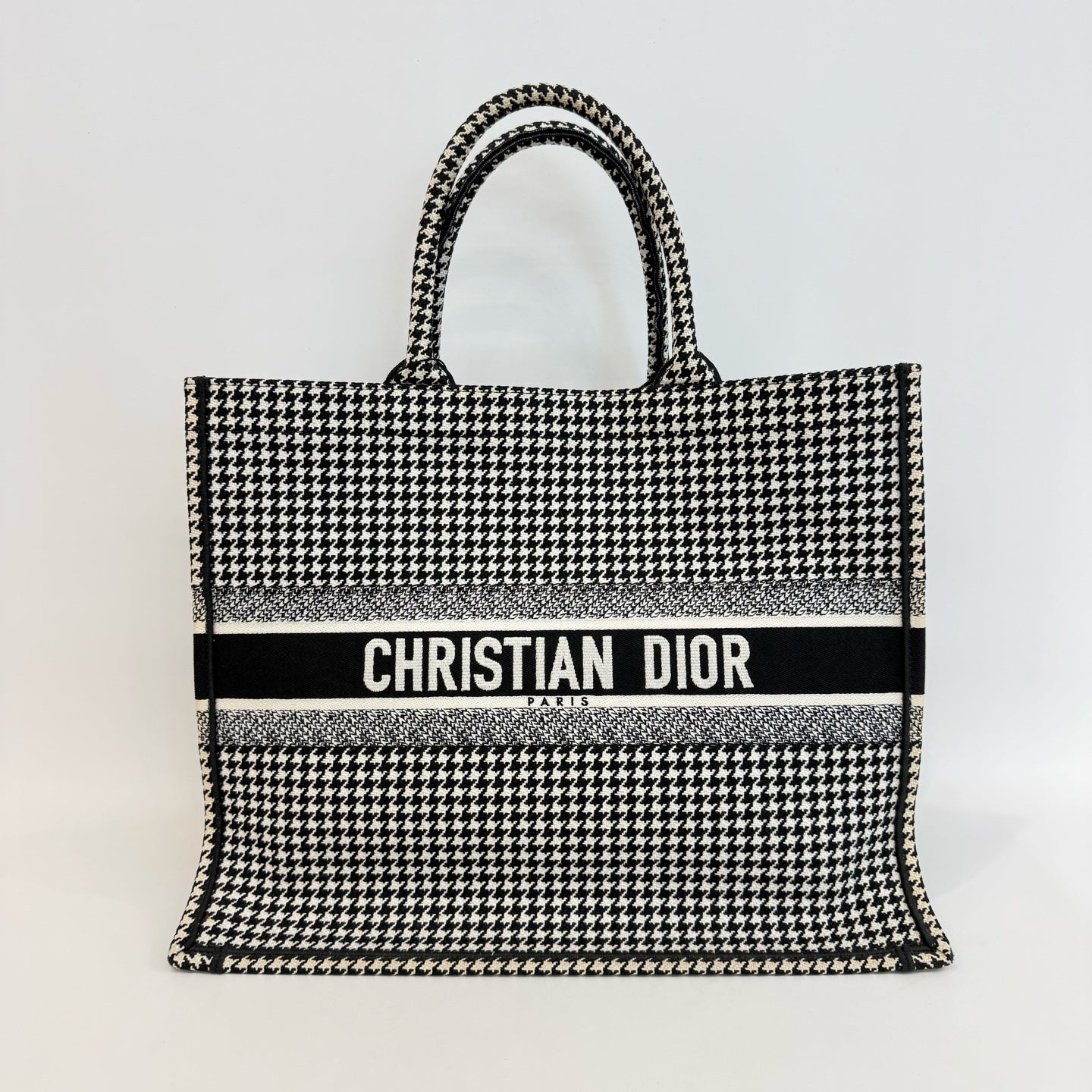 Christian Dior - Book Tote - Cloth - Black - (large)