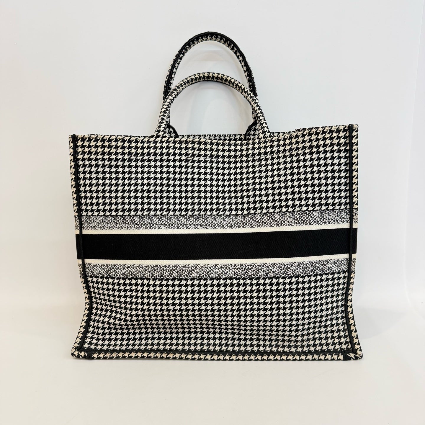 Christian Dior - Book Tote - Cloth - Black - (large)
