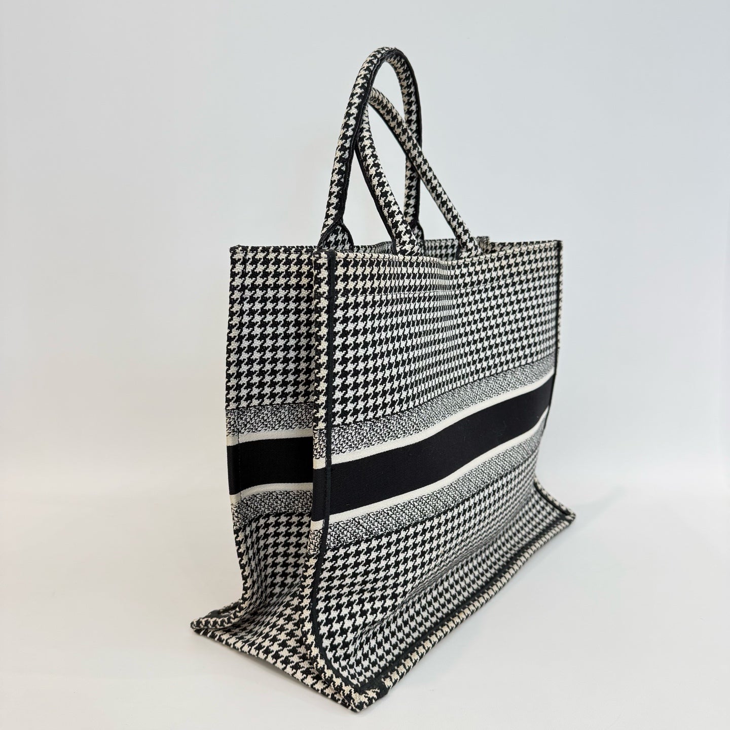 Christian Dior - Book Tote - Cloth - Black - (large)