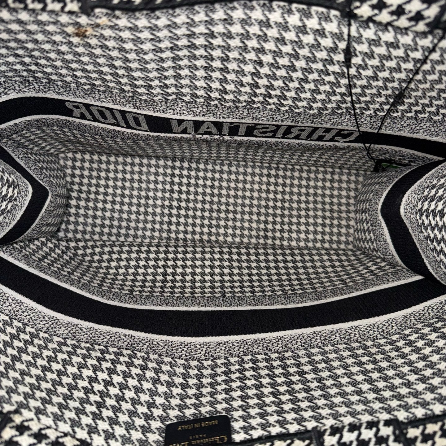 Christian Dior - Book Tote - Cloth - Black - (large)