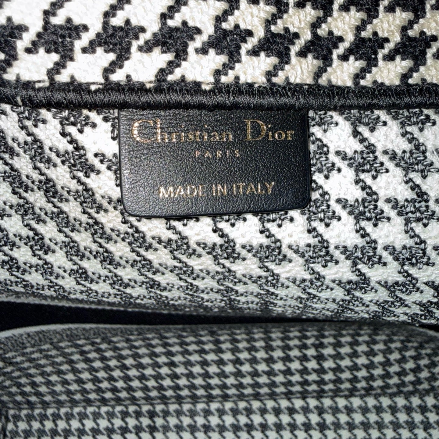 Christian Dior - Book Tote - Cloth - Black - (large)