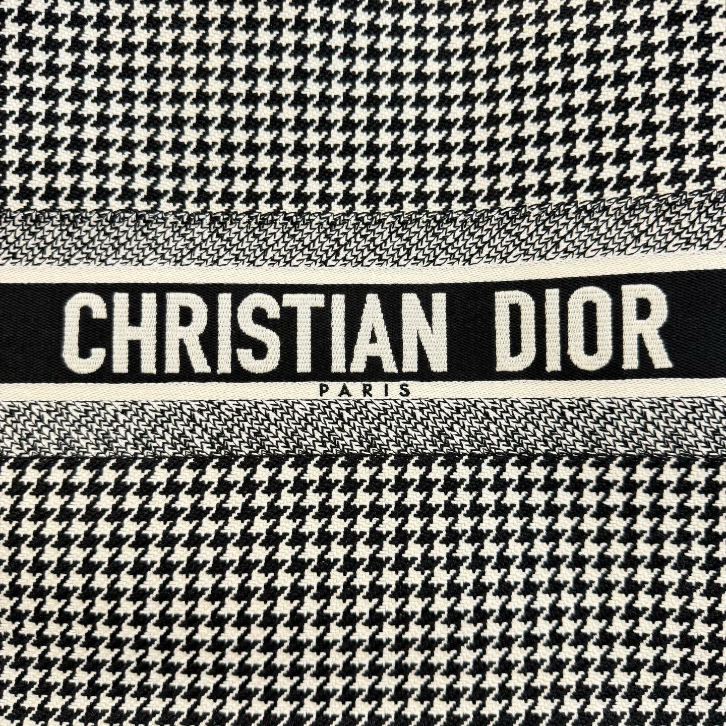 Christian Dior - Book Tote - Cloth - Black - (large)