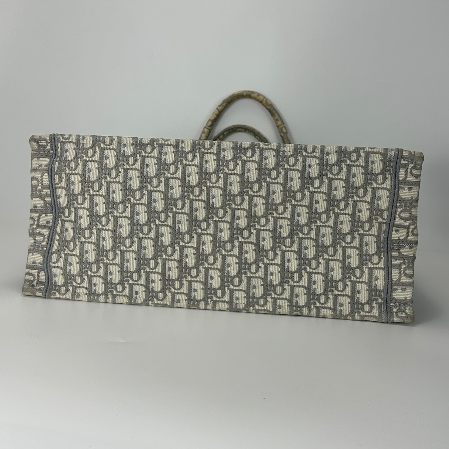 Christian Dior - Book Tote - Cloth - Grey - (large)