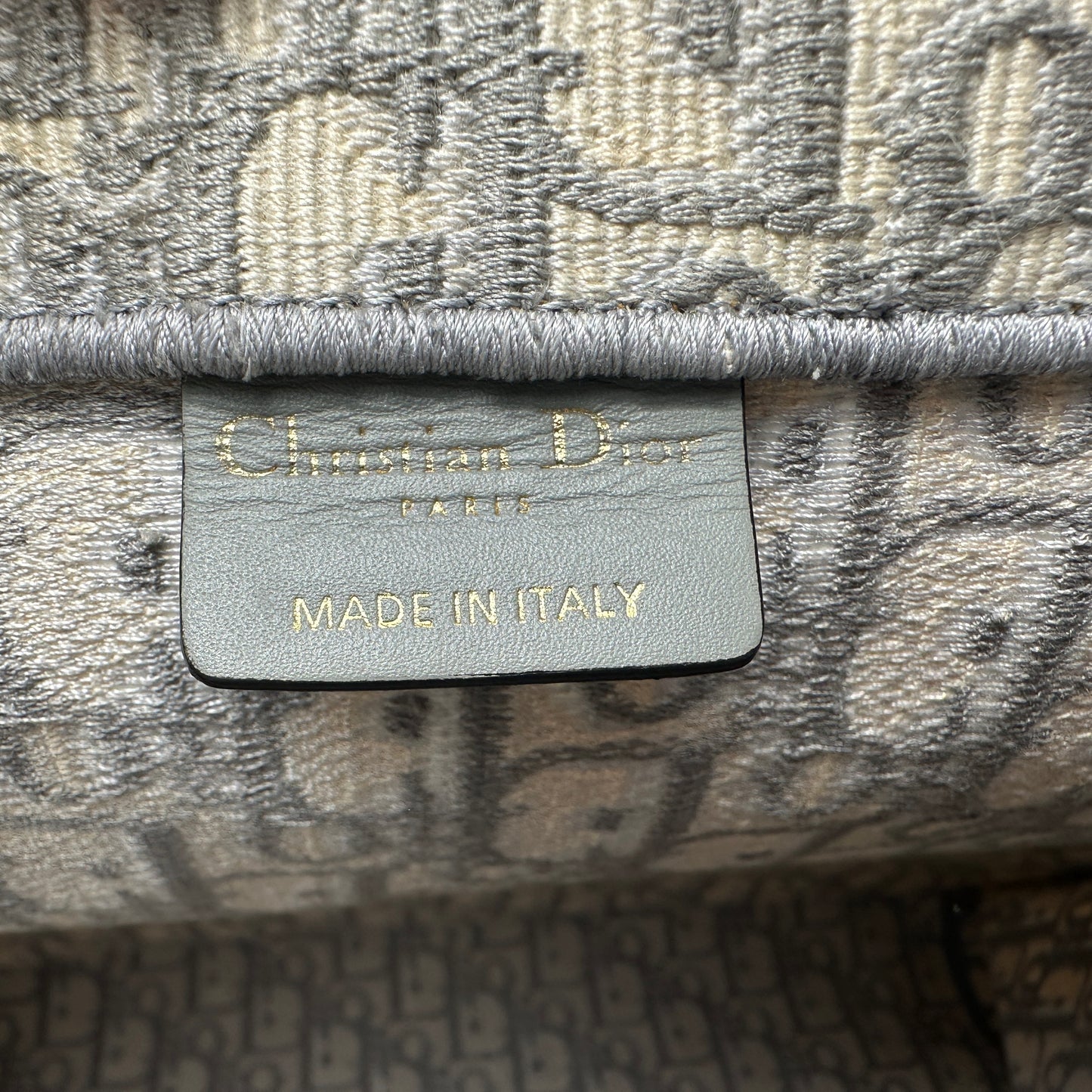 Christian Dior - Book Tote - Cloth - Grey - (large)