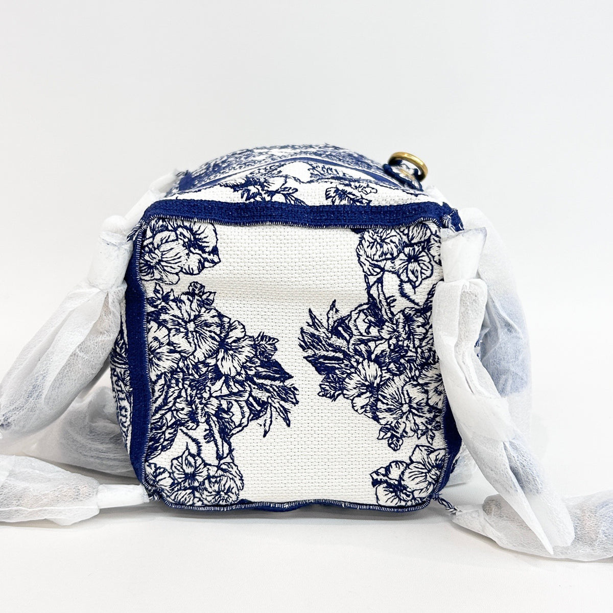 Christian Dior - D-Bubble Bucket Bag - Cloth - Navy - (mini)