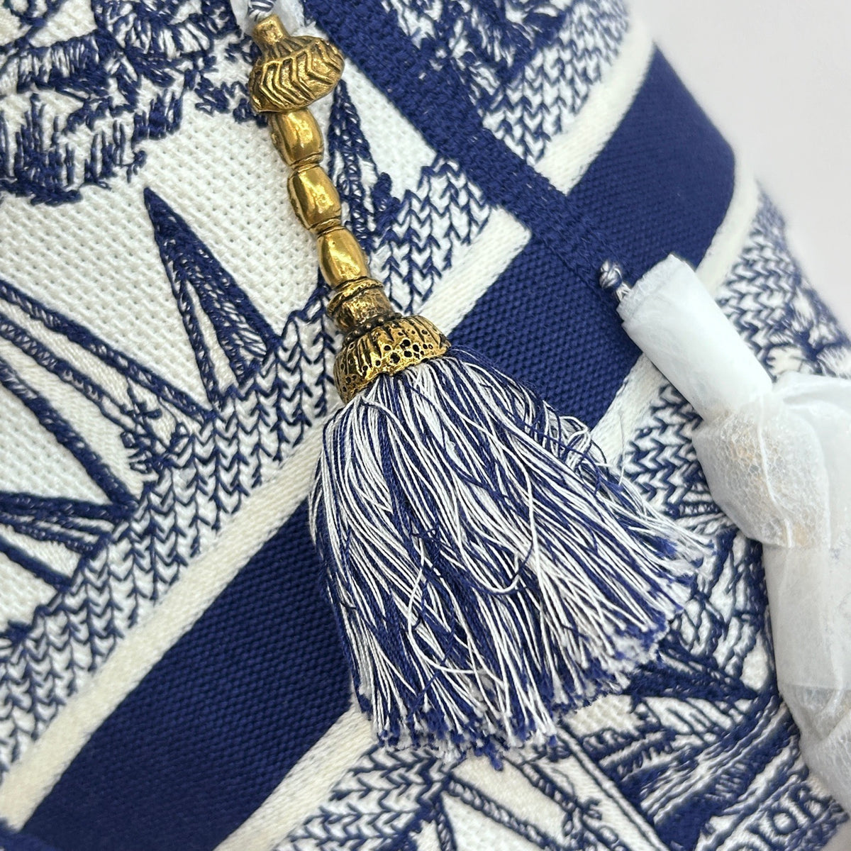 Christian Dior - D-Bubble Bucket Bag - Cloth - Navy - (mini)