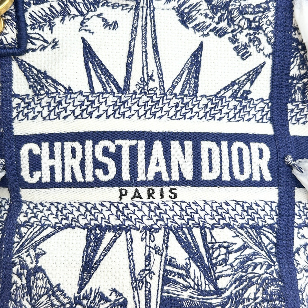 Christian Dior - D-Bubble Bucket Bag - Cloth - Navy - (mini)