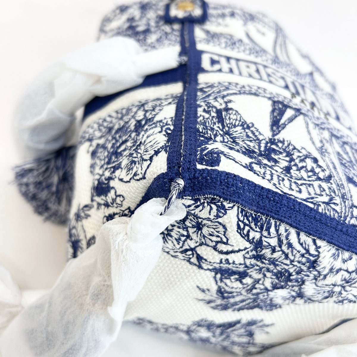 Christian Dior - D-Bubble Bucket Bag - Cloth - Navy - (mini)