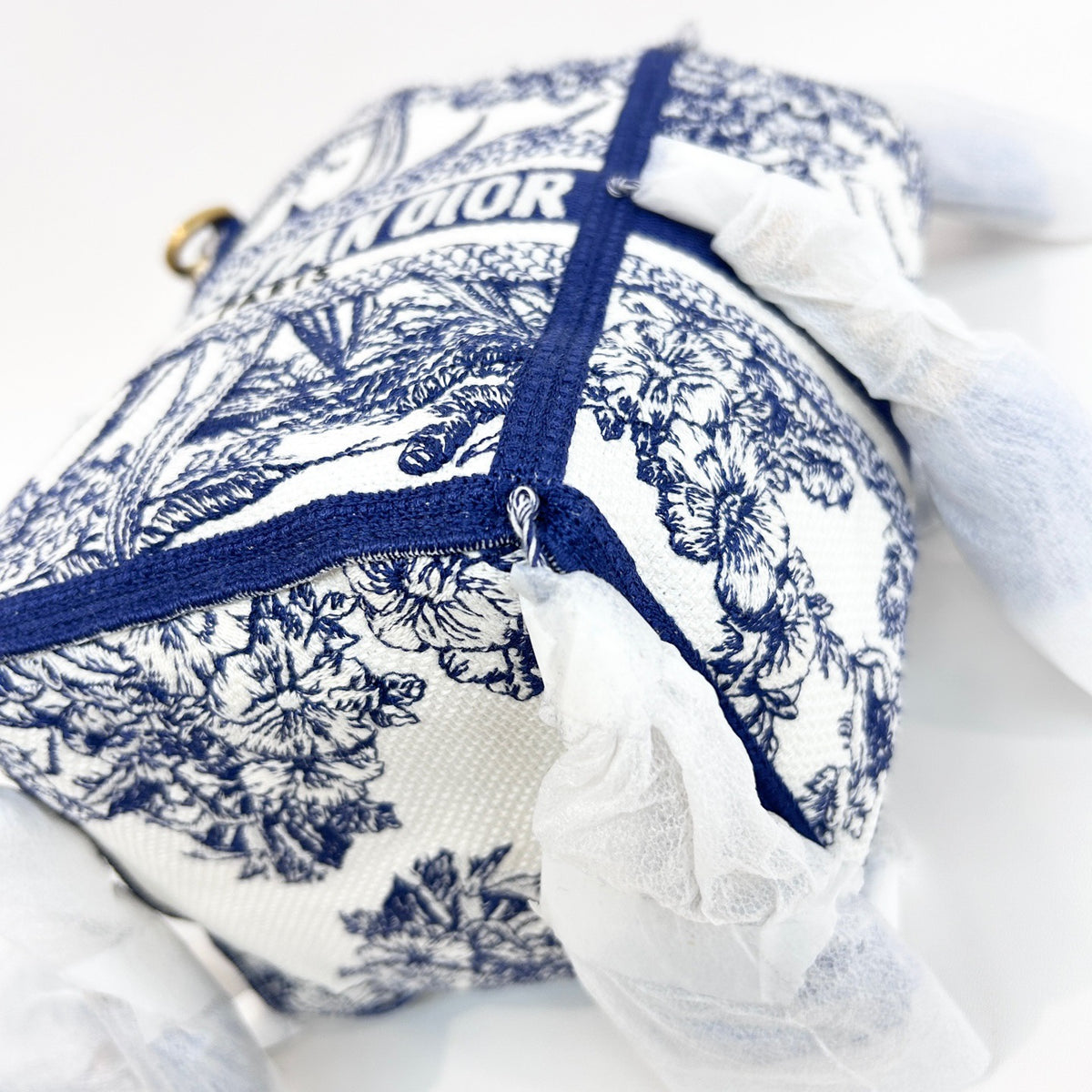 Christian Dior - D-Bubble Bucket Bag - Cloth - Navy - (mini)