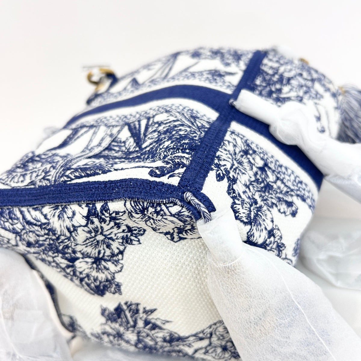 Christian Dior - D-Bubble Bucket Bag - Cloth - Navy - (mini)