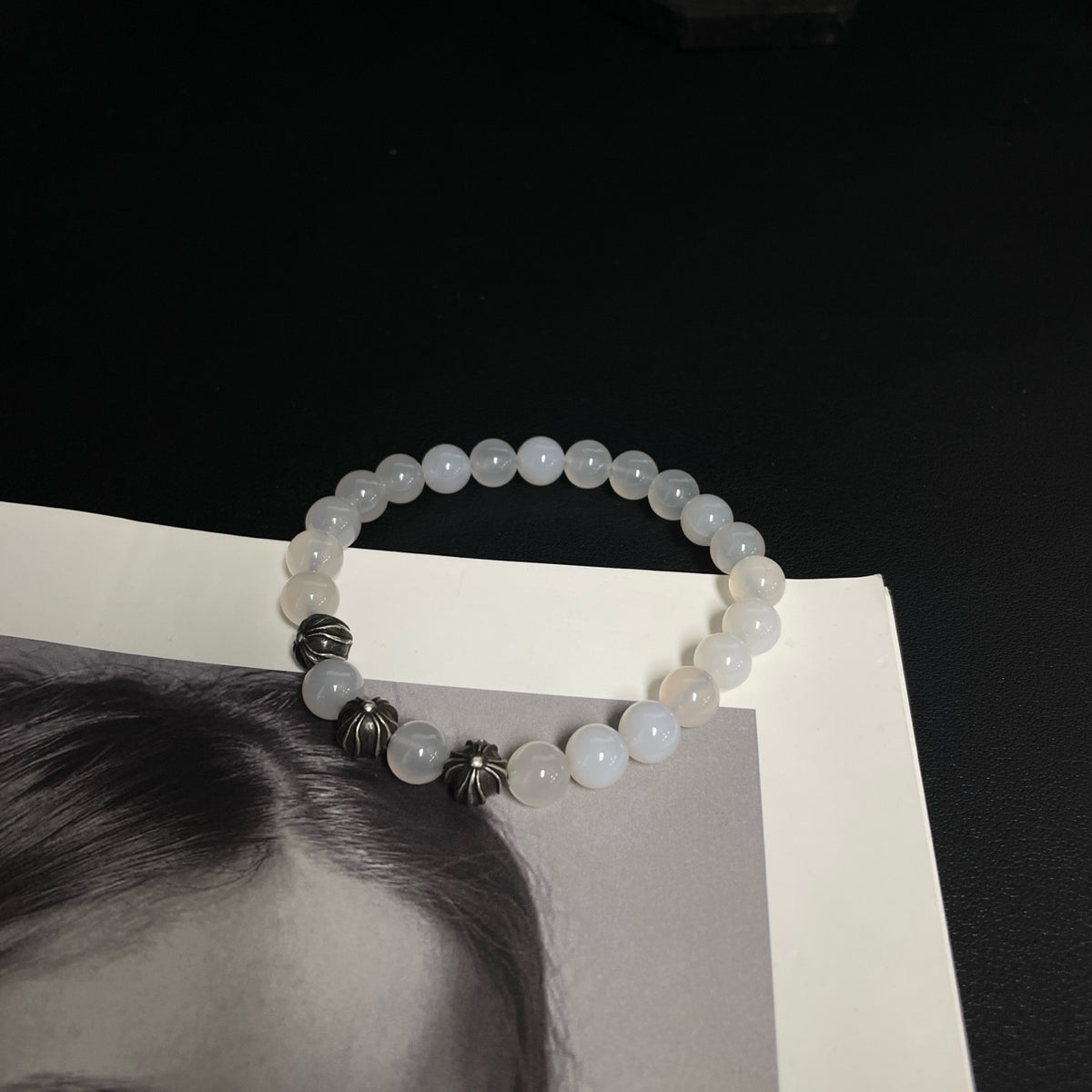 Chrome Hearts - Other - 925 sterling silver and white agate beads - White