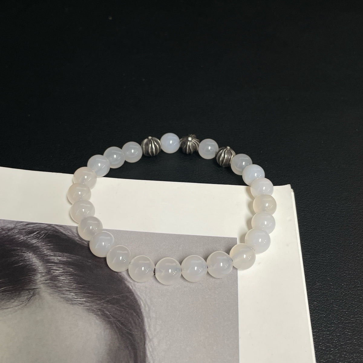 Chrome Hearts - Other - 925 sterling silver and white agate beads - White