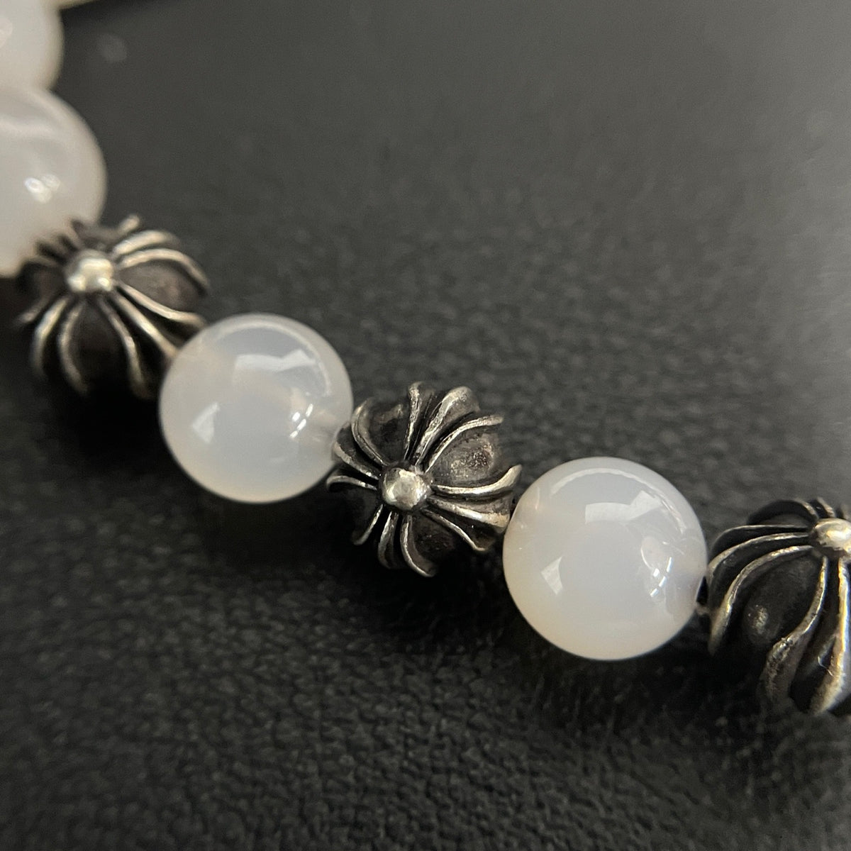 Chrome Hearts - Other - 925 sterling silver and white agate beads - White