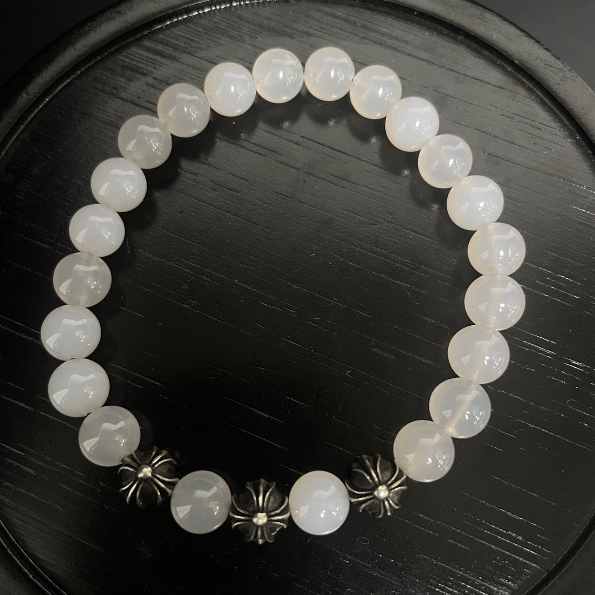 Chrome Hearts - Other - 925 sterling silver and white agate beads - White