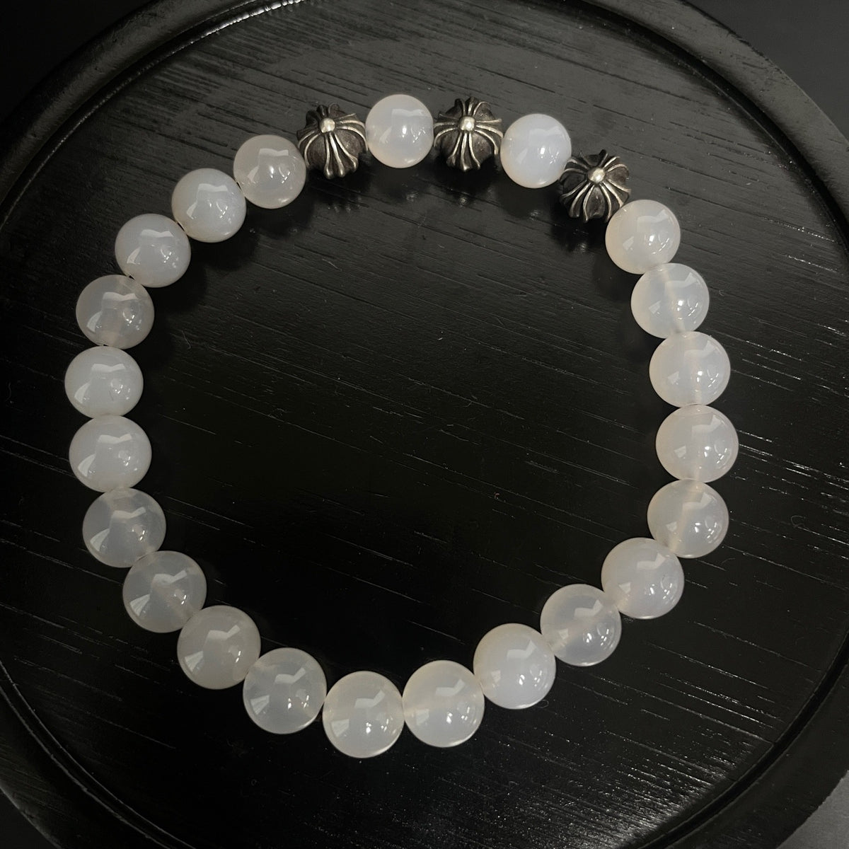 Chrome Hearts - Other - 925 sterling silver and white agate beads - White