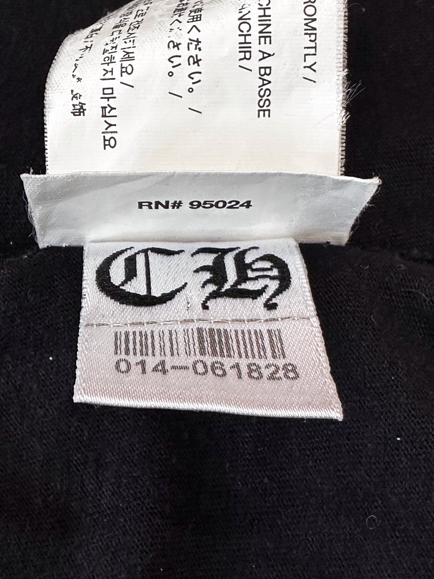 Chrome Hearts - Other - Cotton - Black - (XL)