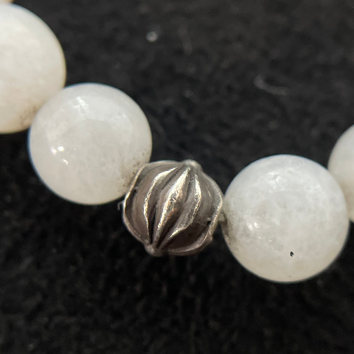 Chrome Hearts - Other - Sterling silver accents with white chalcedony beads - White