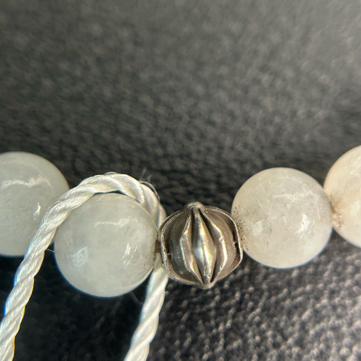Chrome Hearts - Other - Sterling silver accents with white chalcedony beads - White