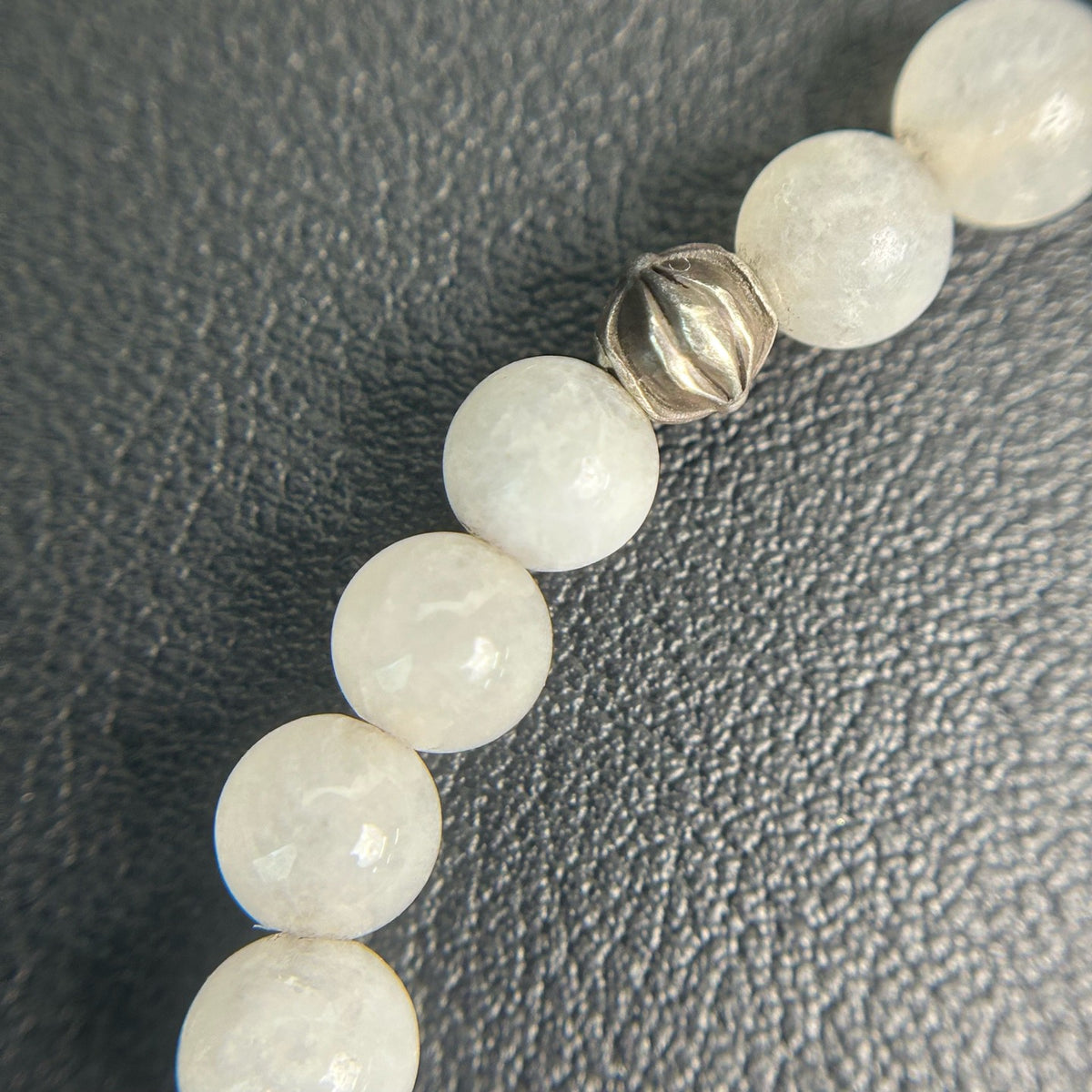Chrome Hearts - Other - Sterling silver accents with white chalcedony beads - White