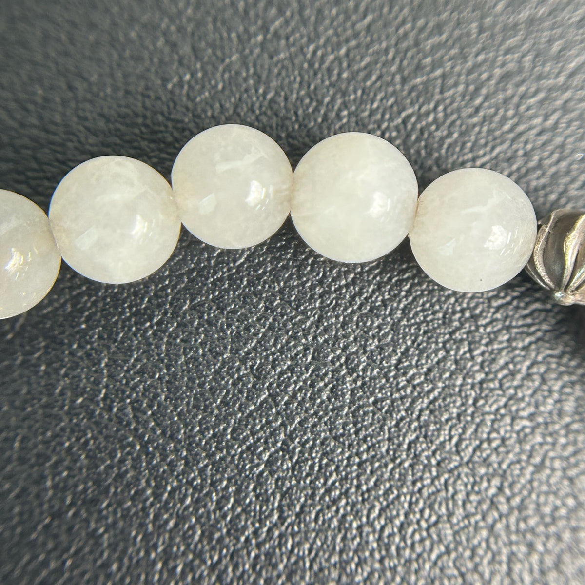 Chrome Hearts - Other - Sterling silver accents with white chalcedony beads - White