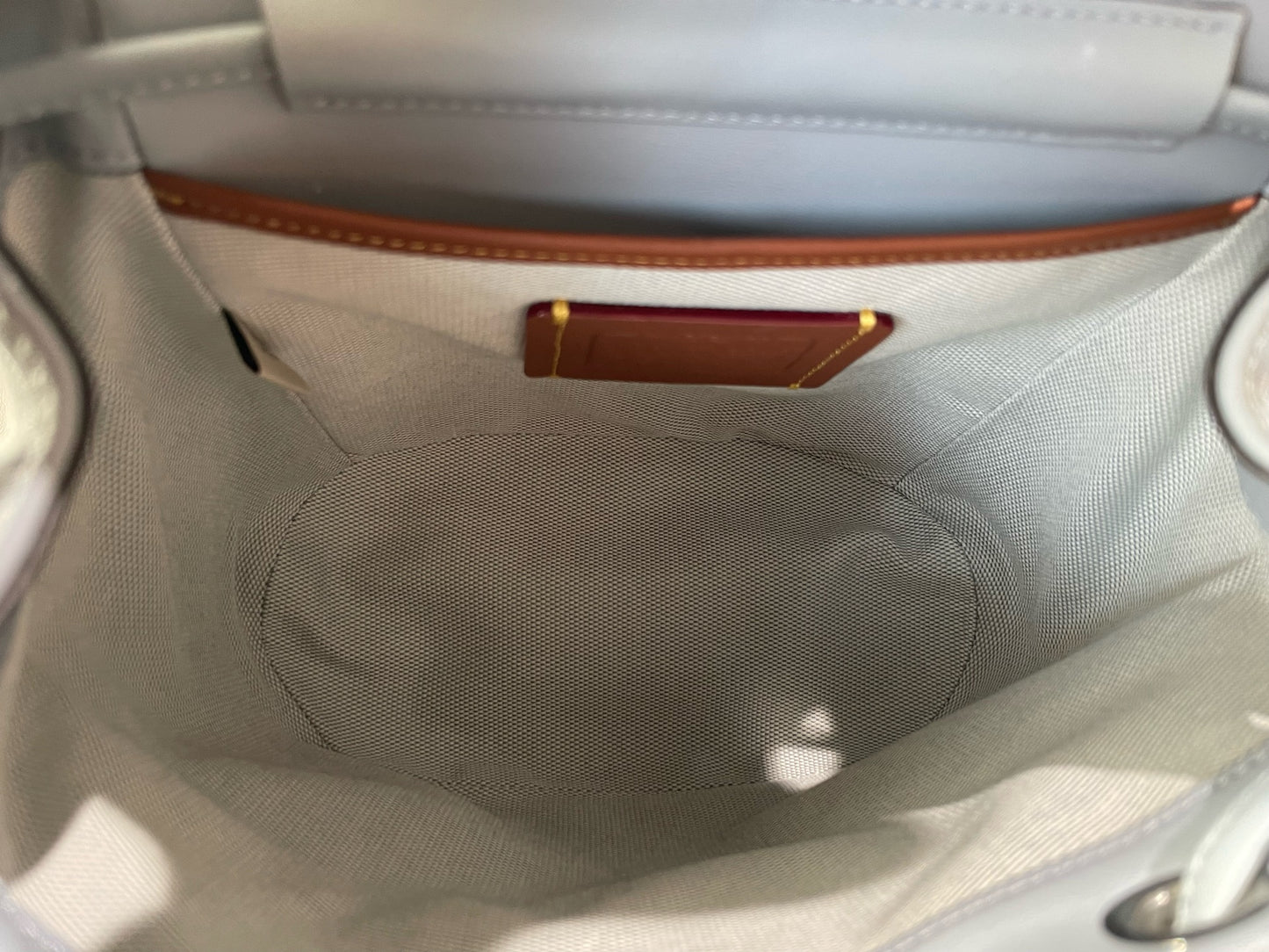Coach - Tabby Backpack - Leather - Blue-Grey with Silver-Tone Hardware - (mini)