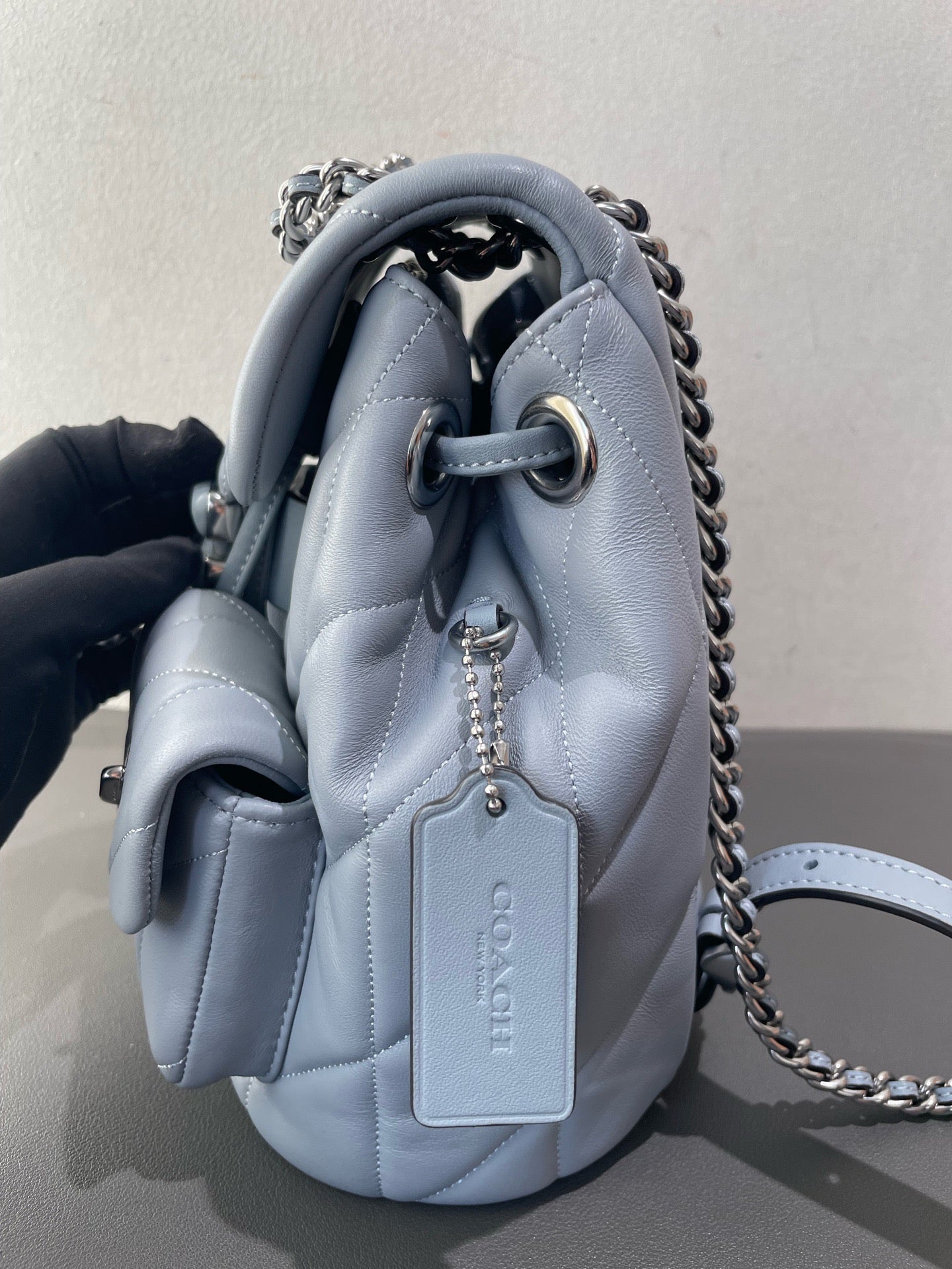 Coach - Tabby Backpack - Leather - Grey - (mini)