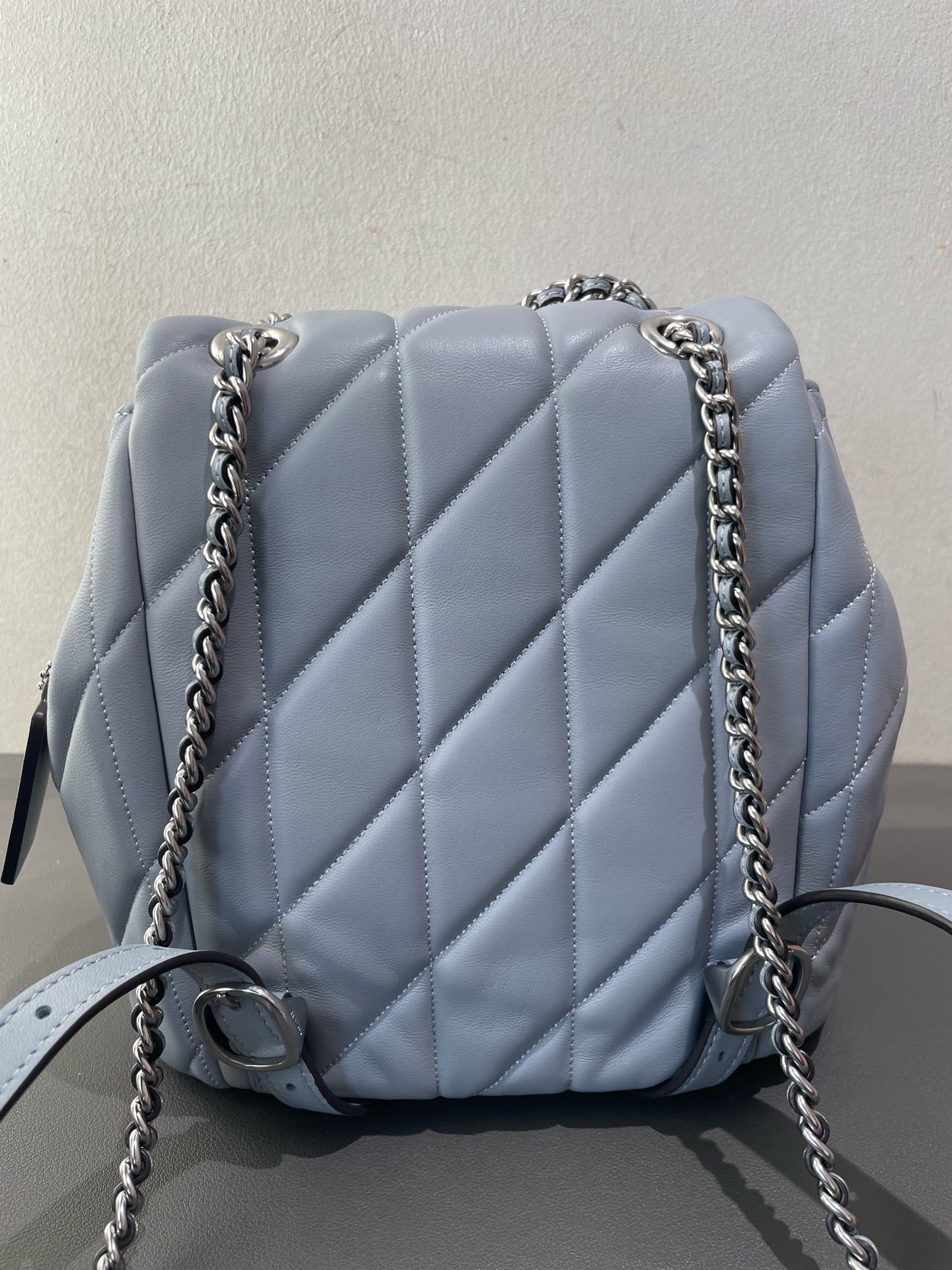 Coach - Tabby Backpack - Leather - Grey - (mini)