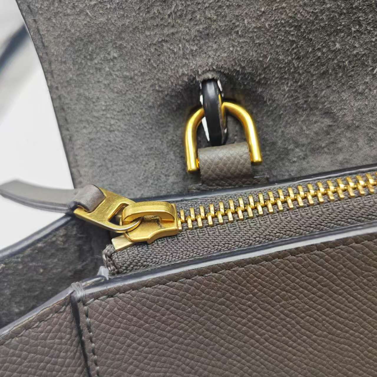 Celine - Belt Micro - Leather - Grey - (Micro)