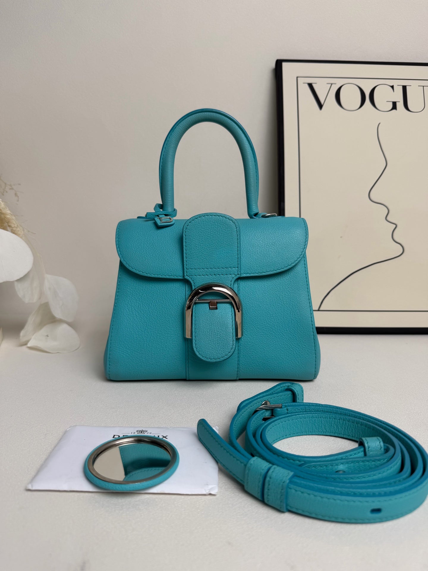 Delvaux - Brillant - Calfskin - Blue - (small)