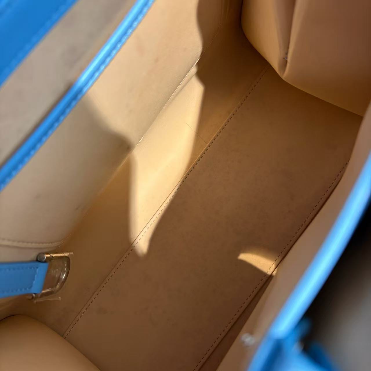 Delvaux - Brillant "Ceci n'est pas un Delvaux" Limited Edition - Box leather - Blue - (Medium)