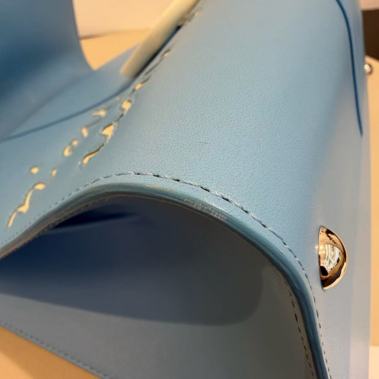 Delvaux - Brillant "Ceci n'est pas un Delvaux" Limited Edition - Box leather - Blue - (Medium)